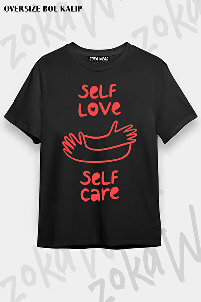 ZOKAWEAR Self Care Self Love Printed T-Shirt