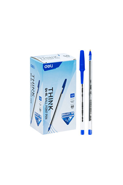 Deli Στυλό 1.0mm THINK BLUE (Το προϊόν πωλείται ως ατομικά τεμάχια)