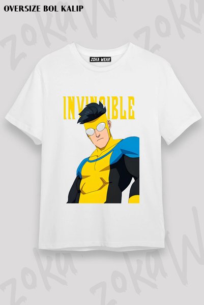 ZOKAWEAR تي شيرت مطبوع Invincible v12