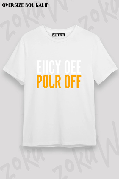 ZOKAWEAR Printed T-Shirt with Spiral Hidden Message Design