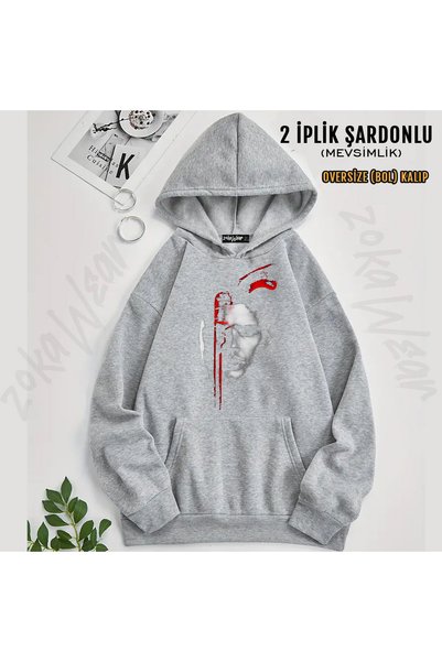 ZOKAWEAR Hanorac cu glugă și imprimeu Dean Winchester Supernatural v2