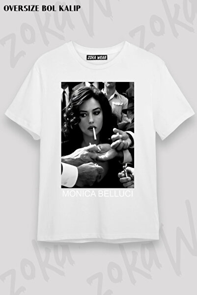 ZOKAWEAR Smoke Monica Belluci Printed T-Shirt