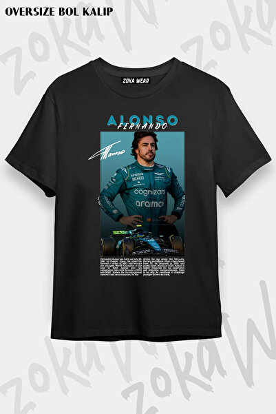 ZOKAWEAR Fernando Alonso Printed T-Shirt