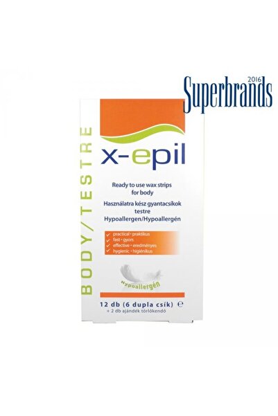 X-Epil Body hair removal strips - hypoallergenic -