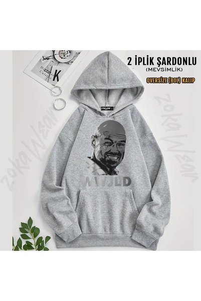 ZOKAWEAR سترة بقلنسوة مطبوعة من Wwjld What Would John Locke Do Lost