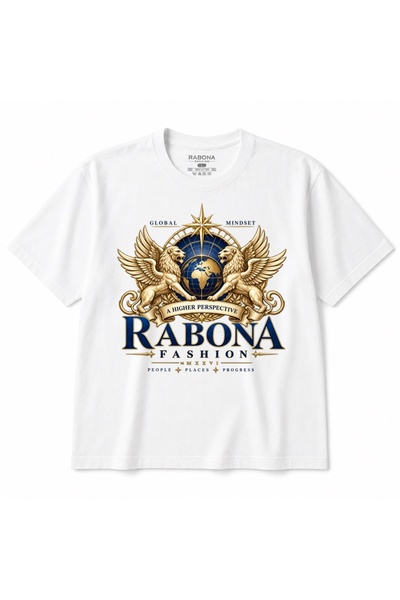 Rabona Fashion Παγκόσμια Συμβατική Σκέψη: Φτερωτοί Λέοντες & Γραφικό Μπλουζάκ...
