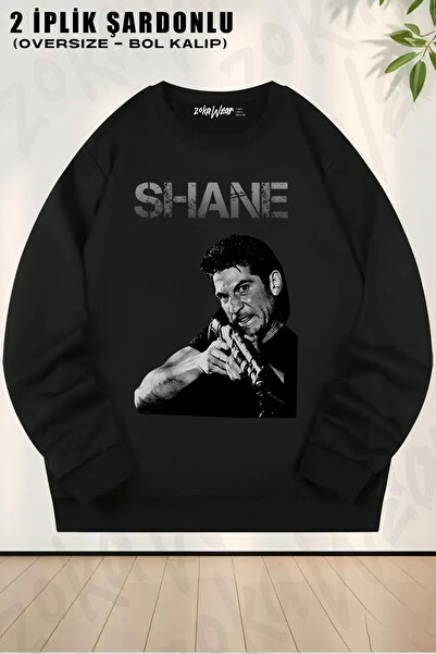 ZOKAWEAR Shane Walsh the Walking Dead Printed Crew Neck Sweatshirt