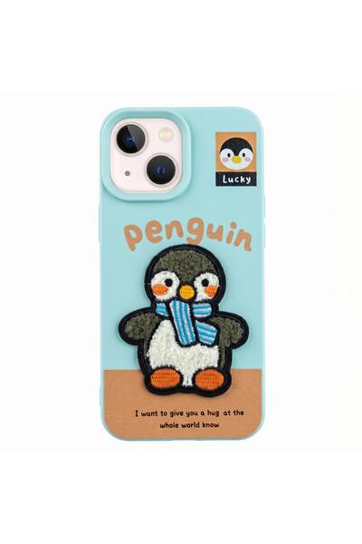 Microsonic Stitched Puppy Plush Lucky Penguin Case Compatible with the Apple ...