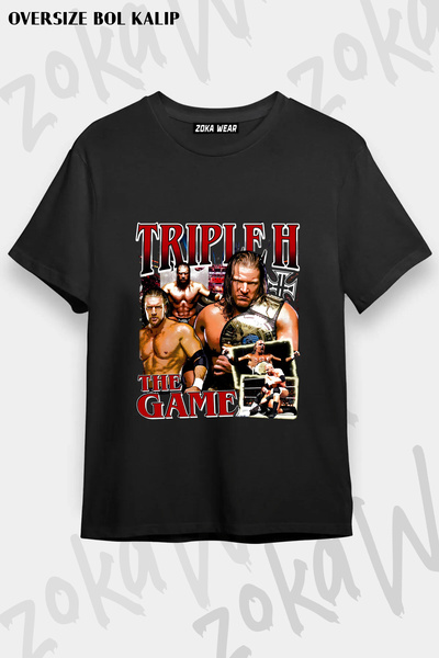 ZOKAWEAR The Game Triple H Gures Wwe Printed T-Shirt