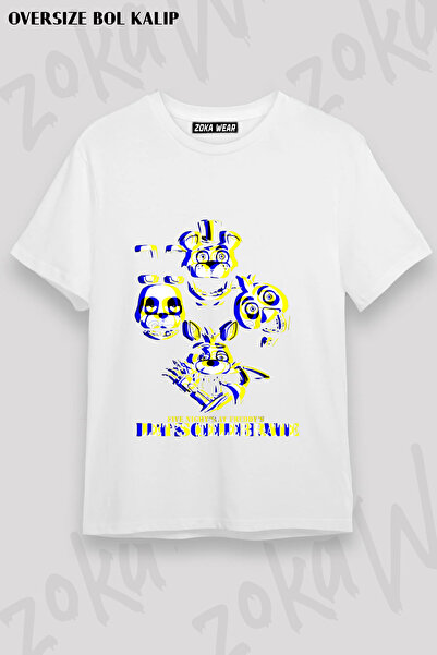 ZOKAWEAR Five Nights at Freddy's 5Naf Fnaf Let's Celebrate Printed T-Shirt