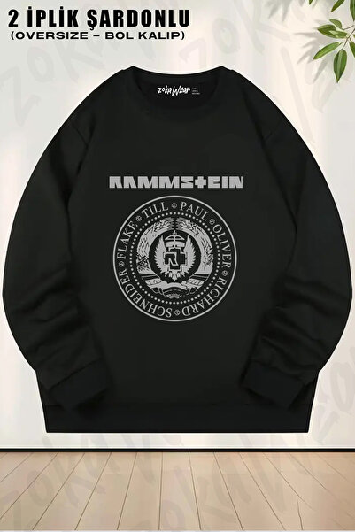 ZOKAWEAR Rammstein Est 1994 Till Lindemann Printed Crew Neck Sweatshirt