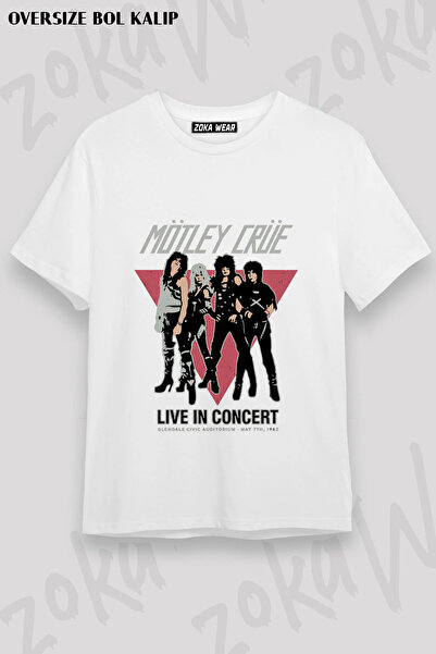 ZOKAWEAR Band V2 Motley Crue Printed T-Shirt