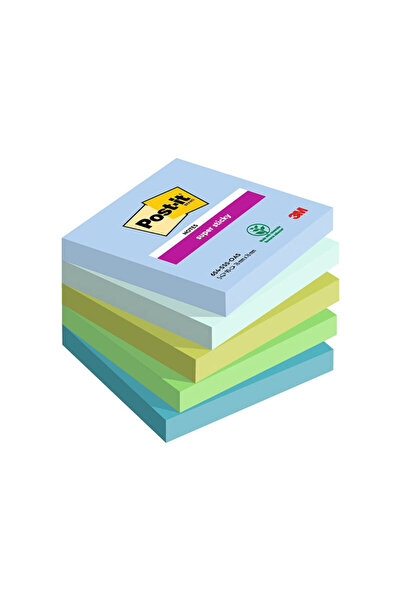 3M 654 5SS OAS OASIS COLOUR S.S.76x76( 90φ) 5 τεμάχια Αυτοκόλλητα Σημειωματάρια