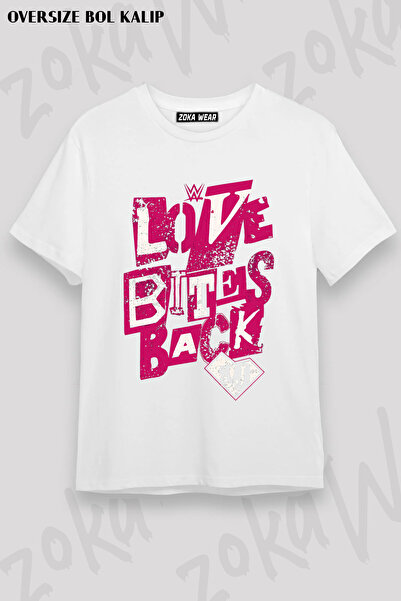 ZOKAWEAR Love Bites Back Wwe Aj Lee Printed T-Shirt