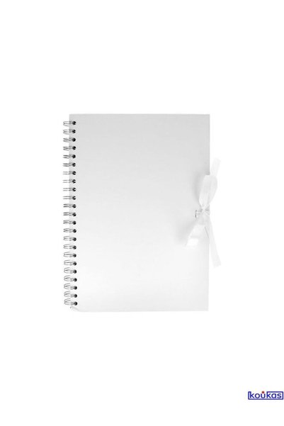 Artemio Σημειωματάριο Σπιράλ Λευκό Α4 (21x29.7εκ.) Χωρίς Γραμμές με 40 Λευκά ...