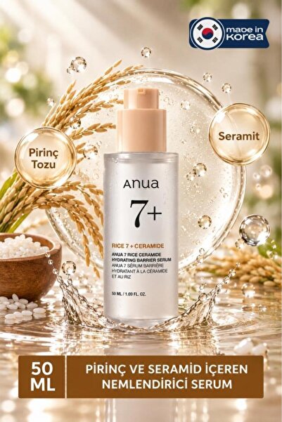 ANUA Rice Ceramide Nemlendirici Bariyer Serum 50 Ml