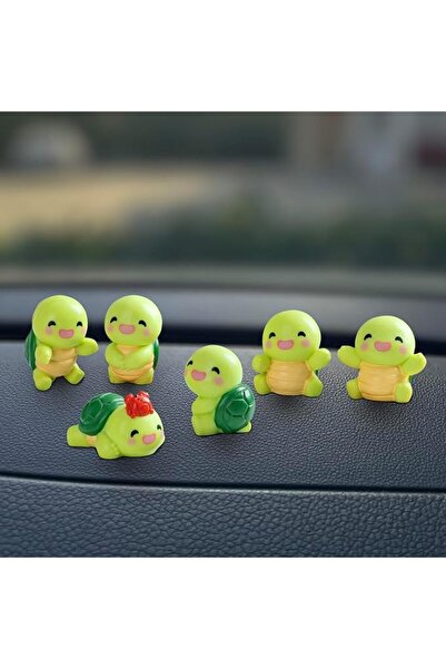 Tazweeq Cute Car Accessories, Mini Resin Tortoise Design, Funny Cartoon Turtl...