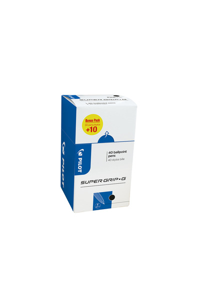 Pilot ΚΑΠΑΚΙ ΣΤΥΛΟΥ SUPER GRIP G FINE 30+10 ΔΩΡΟ ΜΑΥΡΟ 40 ΤΕΜΑΧΙΑ (Το προϊόν ...