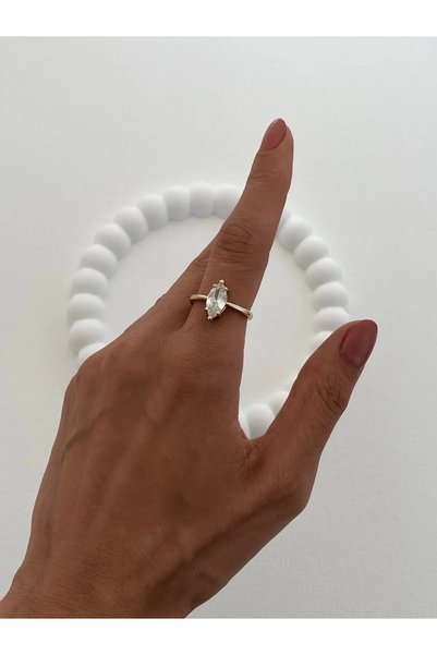 Luparadis Special Series Marquise Cut Single Stone Adjustable Single Stone Ring