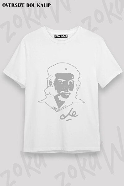 ZOKAWEAR Ernesto Che Guevara Revolution Silhouette Printed T-Shirt