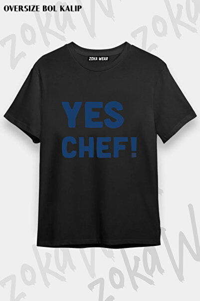 ZOKAWEAR Yes Chef Printed T-Shirt