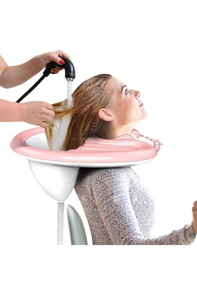 GENERAL Inflatable Washing Hair Basin, Portable Shampoo Bowl for The Elderly,...