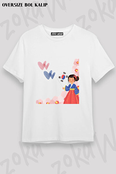 ZOKAWEAR Tunalya Aesthetic Korean Style Printed T-Shirt