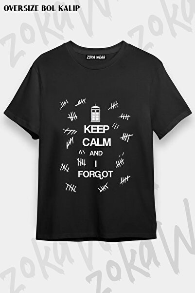 ZOKAWEAR Doctor Who - Keep Calm and I Forgot Printed T-Shirt