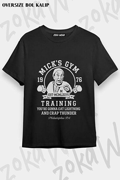 ZOKAWEAR Micks Gym Boxing Training Rocky Balboa Boxing Printed T-Shirt