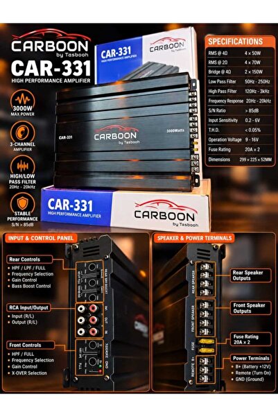 CARBOON CAR-331 ANFİ