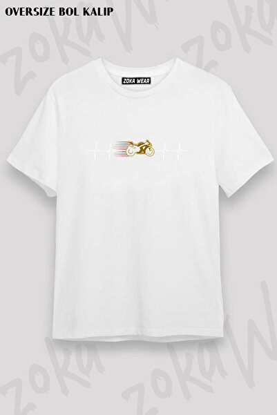 ZOKAWEAR Motor Printed Black Printed T-Shirt