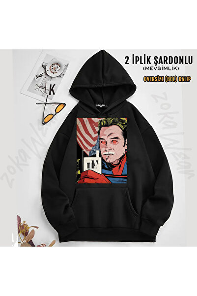 ZOKAWEAR The Boys Homelander Printed Hooded Sweatshirt