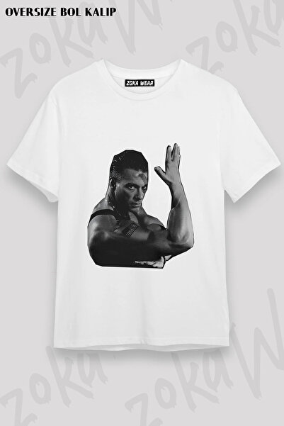 ZOKAWEAR Street Fighter Film Jean Claude Van Damme Printed T-Shirt