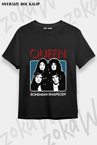 ZOKAWEAR Queen Oversize Printed T-Shirt