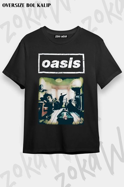 ZOKAWEAR تي شيرت مطبوع عليه Room Muzik Oasis