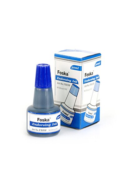 FOSKA Μελάνι σφραγίδας 30ml Μπλε
