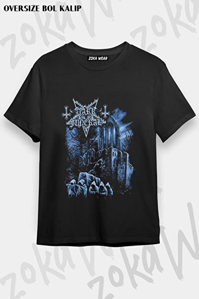 ZOKAWEAR تي شيرت مطبوع عليه Dark Funeral New Rock Metal Muzik