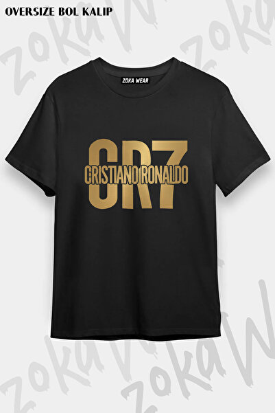 ZOKAWEAR Best Footballer Cristiano Ronaldo Football Goat Printed T-Shirt