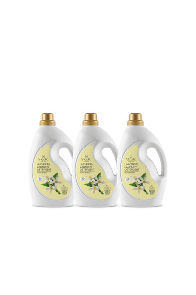 Meolle Compact Pack Lemon Blossom, Pachet 3xdetergent gel 9l, 300 Spalari