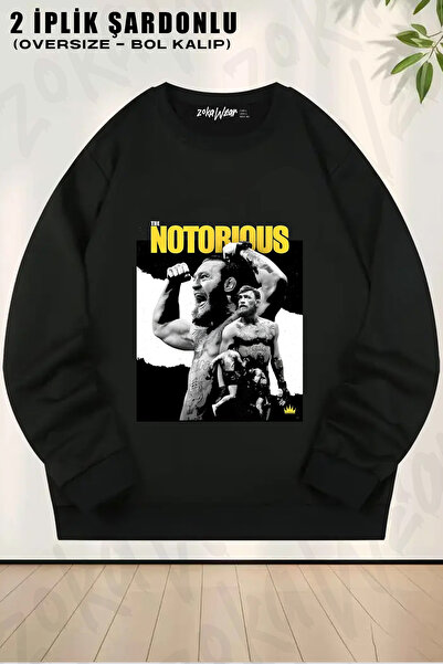 ZOKAWEAR Conor Mcgregor Printed Crew Neck Sweatshirt