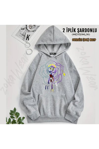 ZOKAWEAR Murder Drones Karakter Printed Hooded Sweatshirt