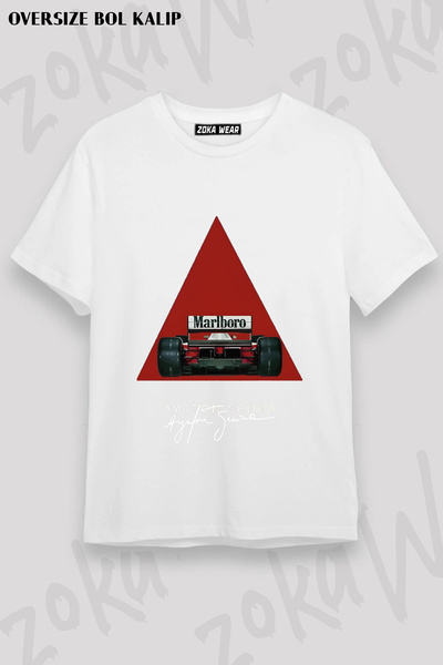 ZOKAWEAR Ayrton Senna Printed T-Shirt