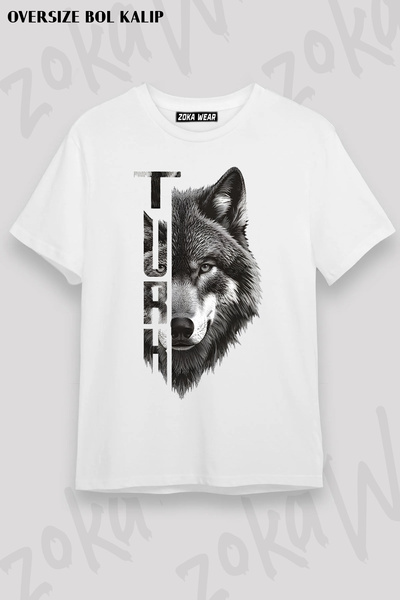ZOKAWEAR Yari Kurt Yarisi Turkish Text Printed T-Shirt