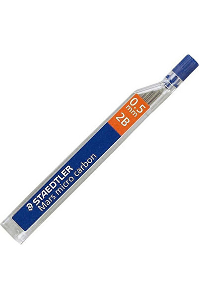 Staedtler 12 ΑΝΤΑΛΛΑΚΤΙΚΑ ΜΟΛΥΒΙΩΝ MARS MICRO CARBON ΠΑΧΟΣ 0,5 ΧΙΛΙΟΣΤΑ ΤΥΠΟΣ 2B