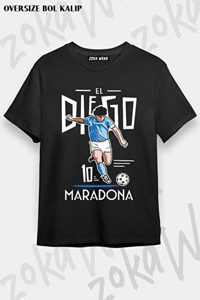 ZOKAWEAR Football Sut Maradona Printed T-Shirt