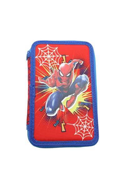 Giotto Κασετίνα Spiderman με 2 Θήκες Κόκκινο Μπλε