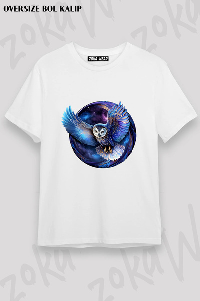 ZOKAWEAR Owl Printed T-Shirt