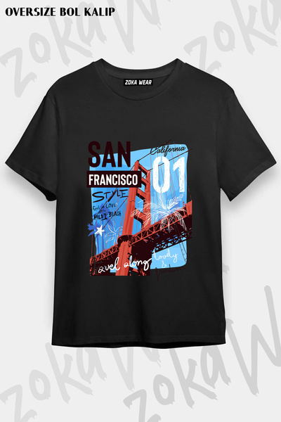 ZOKAWEAR San Francisco California Printed T-Shirt