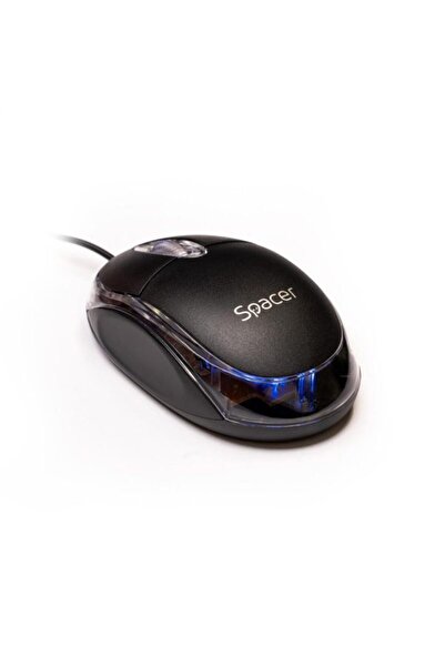 SPACE&R Mouse SPACER SPMO-080, 800 dpi, Negru