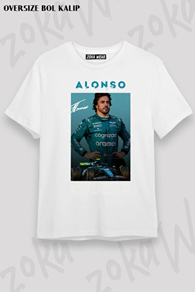 ZOKAWEAR Fernando Alonso Printed T-Shirt